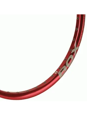 Box One Alloy BMX 36 Hole Rim Rear Red 20" x 1.75